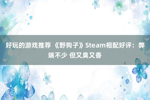 好玩的游戏推荐 《野狗子》Steam相配好评：弊端不少 但又臭又香