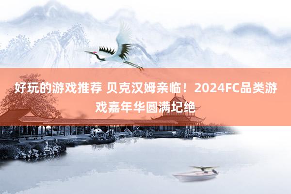 好玩的游戏推荐 贝克汉姆亲临！2024FC品类游戏嘉年华圆满圮绝